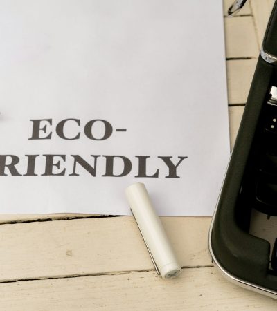 eco friendly marqué sur une feuille